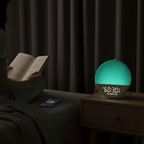 Réveil simulateur d’aube avec lumière progressive et sons nature