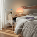 Réveil simulateur d’aube avec lumière progressive et sons nature